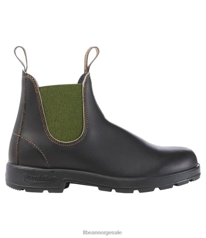 menn blundstone 500 chelsea støvler 24VDH5192 L.L.Bean fottøy kraftig brun/oliven