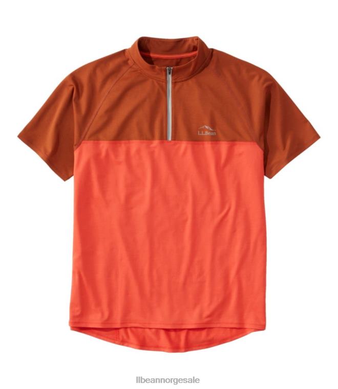 menn komfort sykkeltrøye 24VDH461 L.L.Bean klær paprika/adobe rød