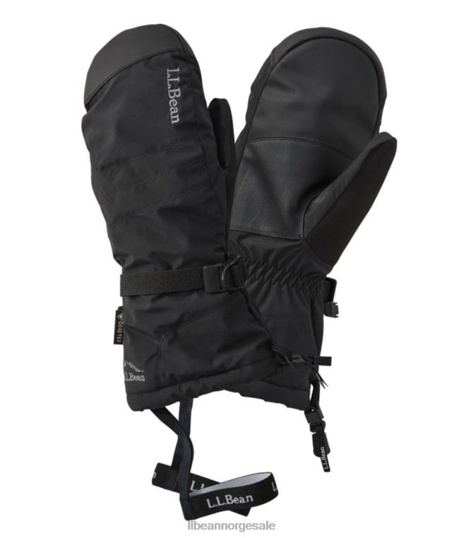 menn gore-tex primaloft skivotter 24VDH796 L.L.Bean tilbehør svart