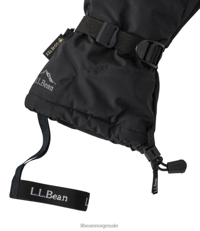 menn gore-tex primaloft skivotter 24VDH796 L.L.Bean tilbehør svart