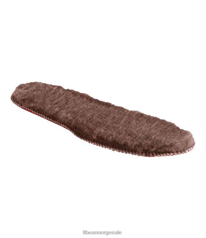menn shearling innleggssåler 24VDH5196 L.L.Bean tilbehør sjokoladebrun