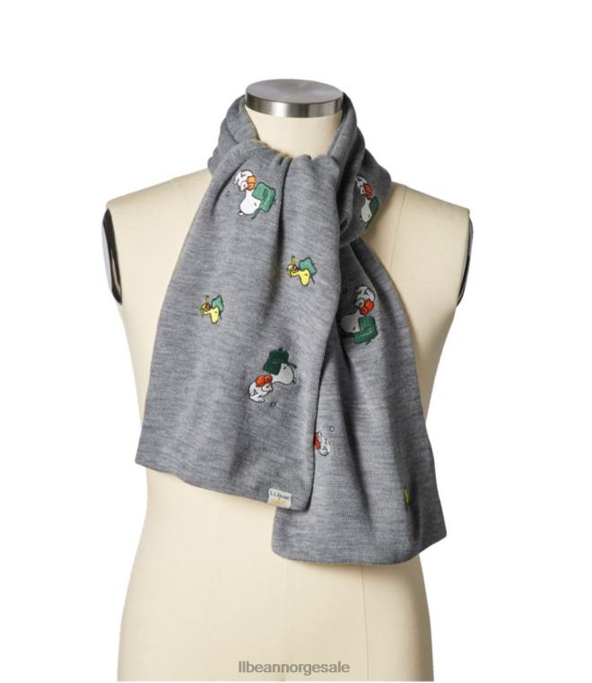 menn x peanøtter strikket skjerf 24VDH661 L.L.Bean tilbehør svart
