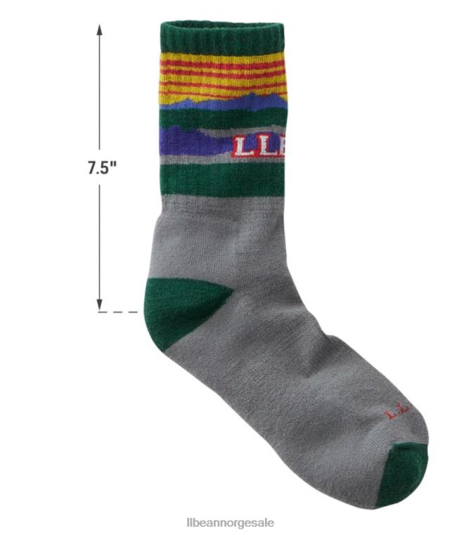 menn katahdin tursokker 24VDH1075 L.L.Bean tilbehør nautisk marine/jernblå
