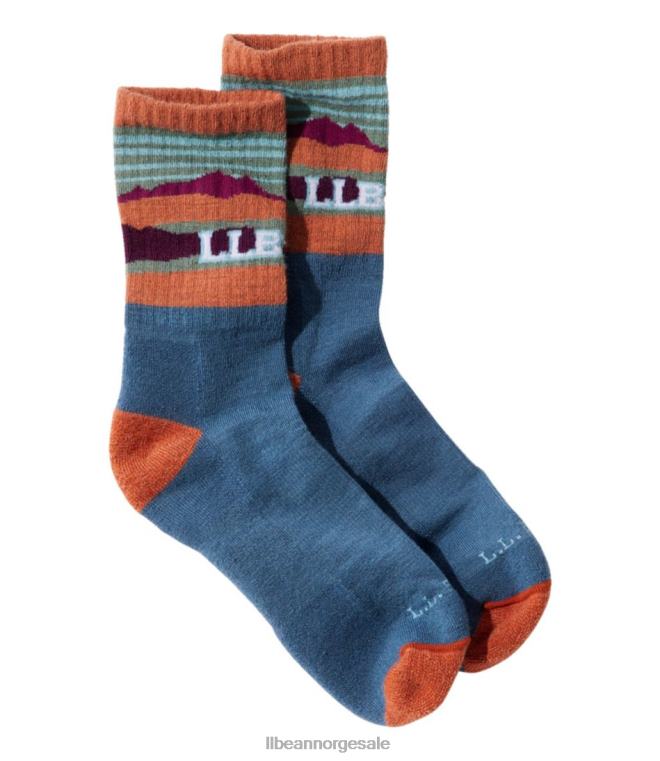 menn katahdin tursokker 24VDH3789 L.L.Bean tilbehør jernblått
