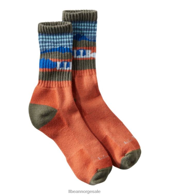 menn katahdin tursokker 24VDH5203 L.L.Bean tilbehør terrakotta