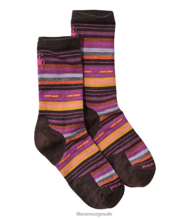 menn smartwool hverdagsmargarita crew sokk 24VDH774 L.L.Bean tilbehør kastanje