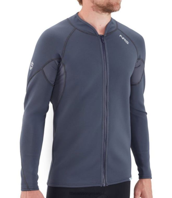 menn nrs hydroskin 0,5mm jakke 24VDH1515 L.L.Bean vannsport mørk skygge