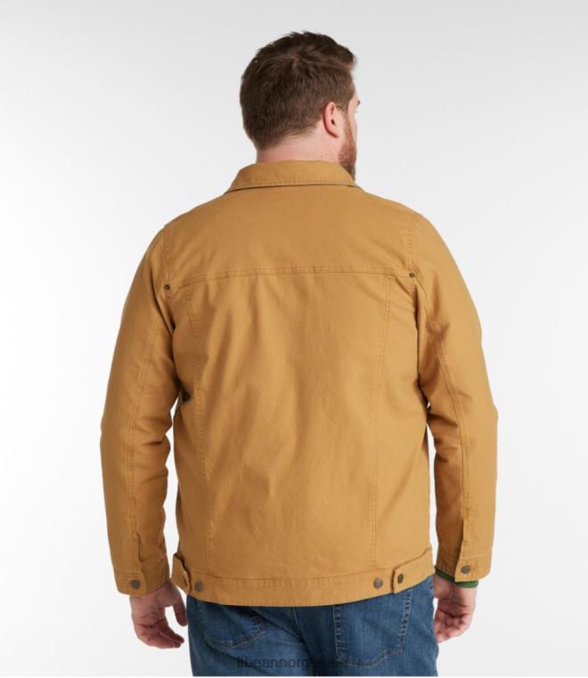 menn beanflex utility trucker jakke 24VDH3345 L.L.Bean yttertøy svart