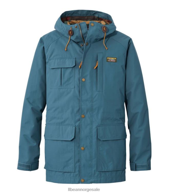 menn fjell klassisk vannavstøtende jakke 24VDH4939 L.L.Bean yttertøy jernblått