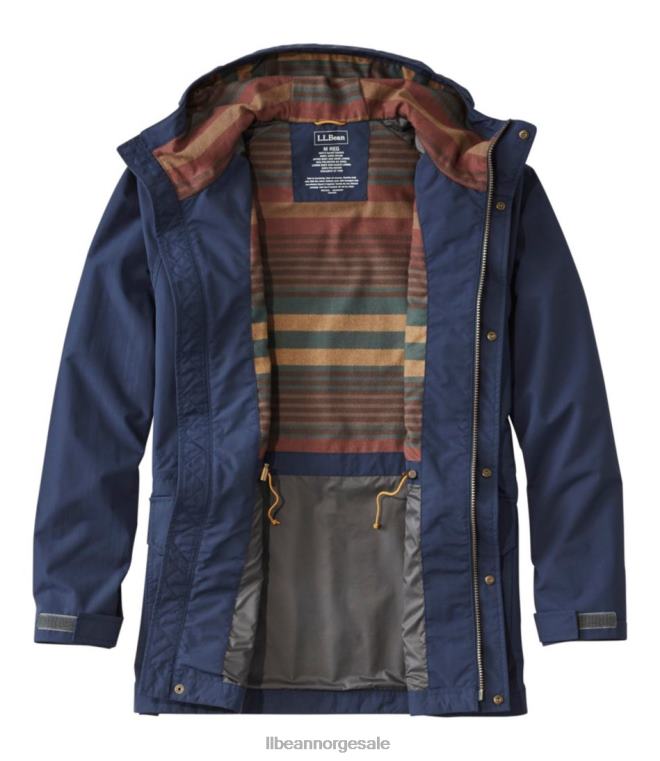 menn fjell klassisk vannavstøtende jakke 24VDH4939 L.L.Bean yttertøy jernblått