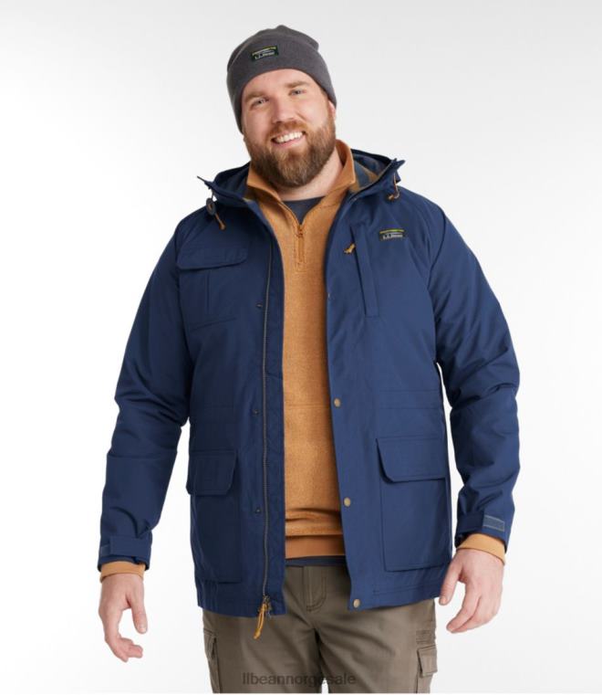 menn fjell klassisk vannavstøtende jakke 24VDH6612 L.L.Bean yttertøy tare grønn