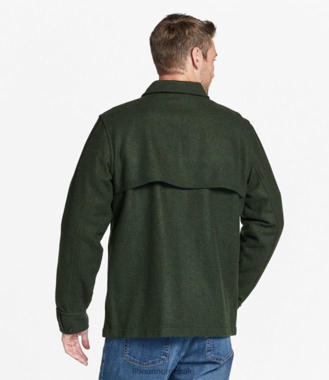 menn maine guide jac-skjorte med glidelås foran 24VDH921 L.L.Bean yttertøy loden