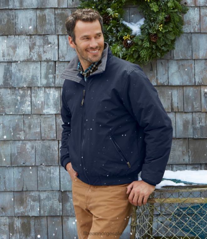 menn oppvarmingsjakke 24VDH3614 L.L.Bean yttertøy svart