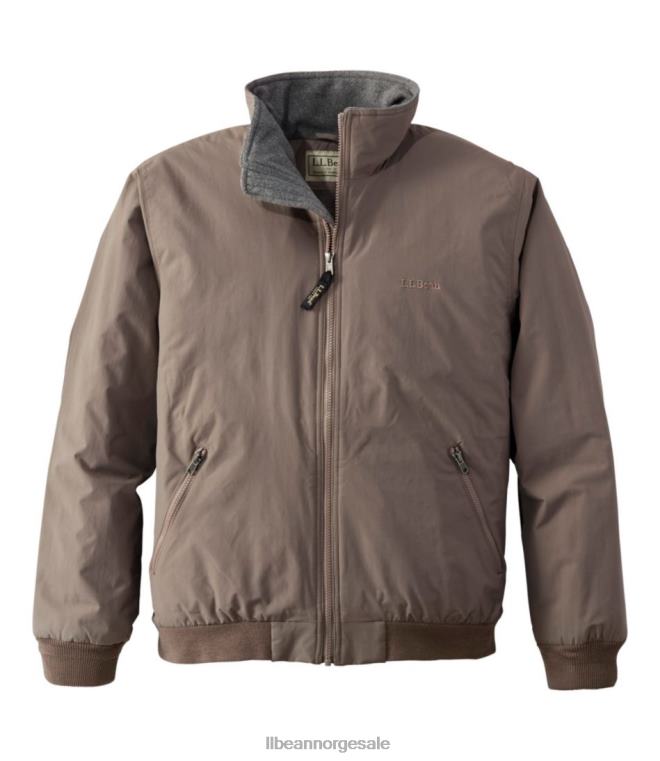 menn oppvarmingsjakke 24VDH6042 L.L.Bean yttertøy taupe brun
