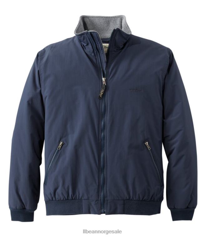 menn oppvarmingsjakke 24VDH848 L.L.Bean yttertøy marinen