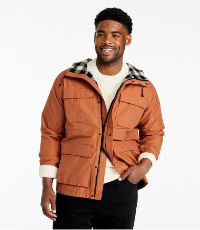 menn original Baxter State Parka '82 24VDH4984 L.L.Bean yttertøy svart skog grønn