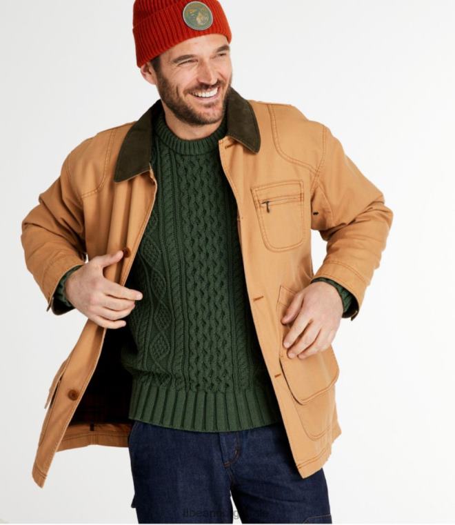 menn original feltfrakk med ull/nylonfôr 24VDH3438 L.L.Bean yttertøy sal