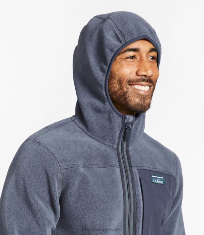 menn fjell klassisk fleece-hettegenser 24VDH4938 L.L.Bean yttertøy rustoransje