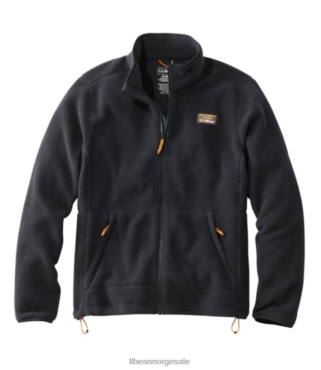 menn fjell klassisk fleecejakke 24VDH4862 L.L.Bean yttertøy svart