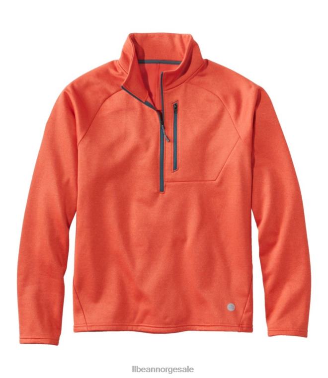 menn fjellfleece 24VDH3631 L.L.Bean yttertøy paprika