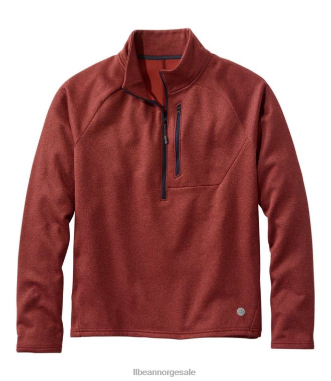 menn fjellfleece 24VDH5101 L.L.Bean yttertøy burgunder