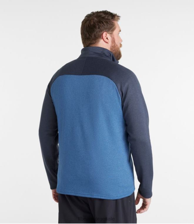 menn fjellfleece halvglidelås 24VDH4964 L.L.Bean yttertøy legert grå/trerøyk