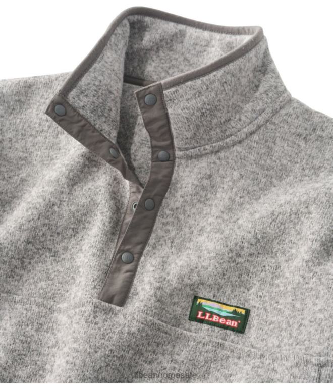 menn genser fleece genser 24VDH3630 L.L.Bean yttertøy mørk jeger