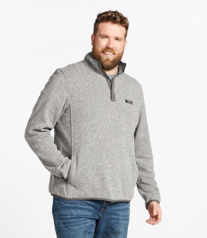 menn genser fleece genser 24VDH6053 L.L.Bean yttertøy fjellrød