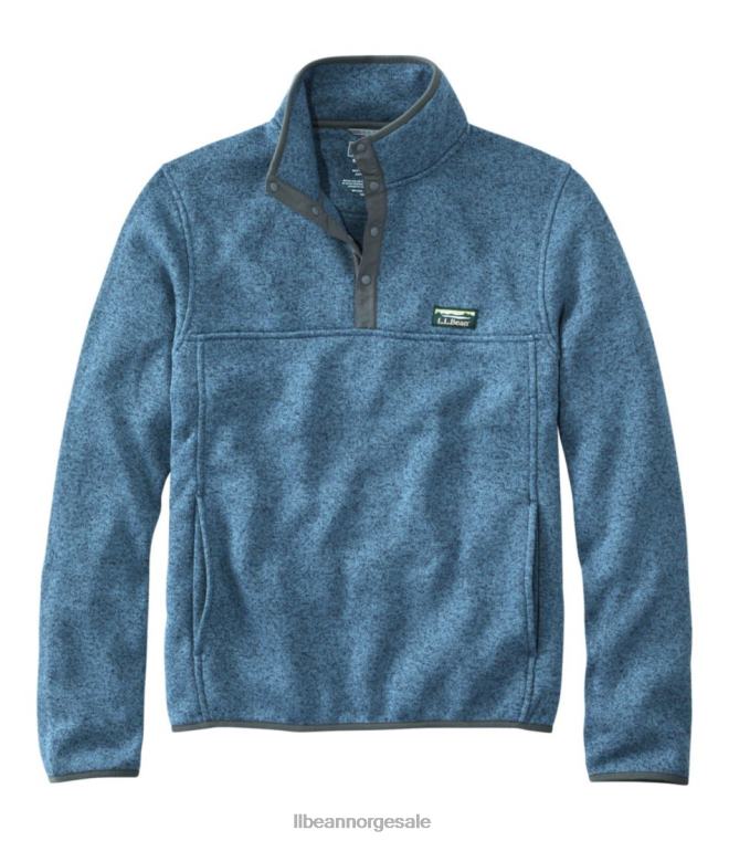 menn genser fleece genser 24VDH7055 L.L.Bean yttertøy jernblått