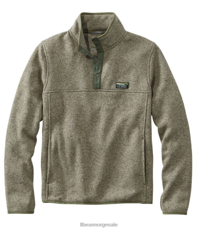 menn genser fleece genser 24VDH7220 L.L.Bean yttertøy eukalyptus