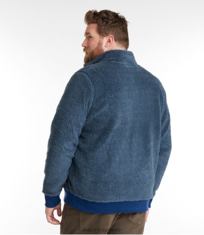 menn sherpa fleecejakke 24VDH532 L.L.Bean yttertøy kleberstein/skogskygge