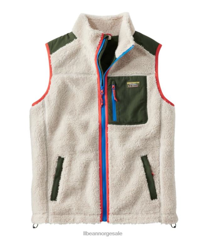 menn sherpa vest 24VDH3394 L.L.Bean yttertøy kleberstein