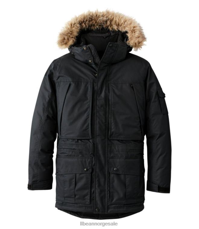 menn baxter state parka 24VDH3638 L.L.Bean yttertøy svart