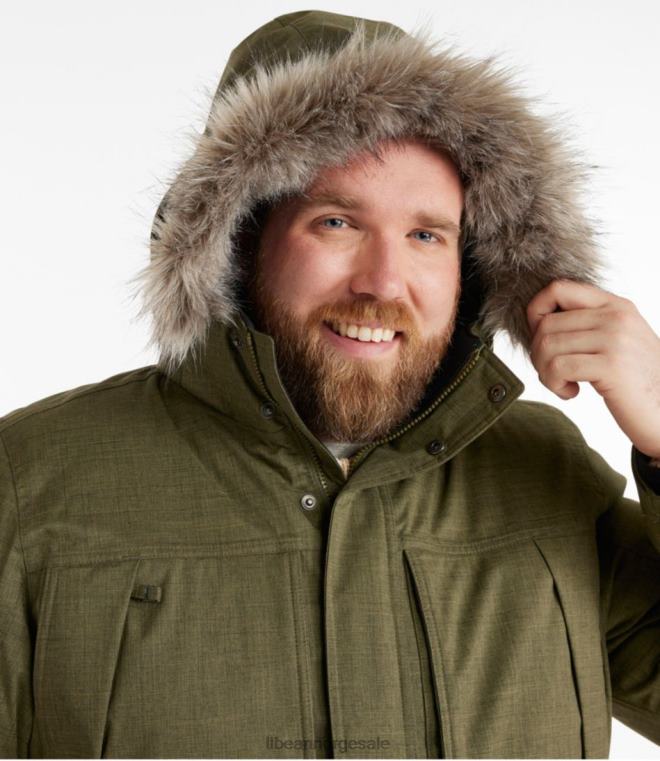 menn baxter state parka 24VDH5105 L.L.Bean yttertøy taregrønn lyng