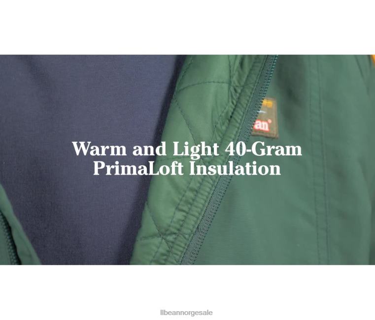 menn fjell klassisk isolert anorakk 24VDH878 L.L.Bean yttertøy nautisk marine