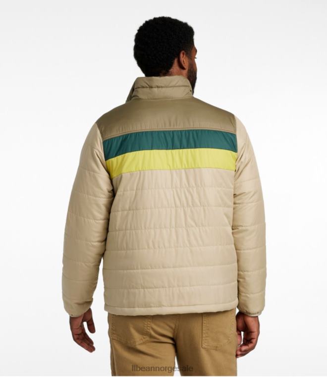 menn fjell klassisk puffer genser 24VDH3475 L.L.Bean yttertøy taregrønn/nautisk marine