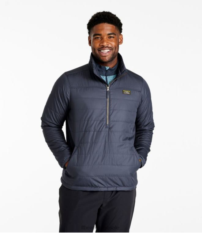 menn fjell klassisk puffer genser 24VDH605 L.L.Bean yttertøy svart