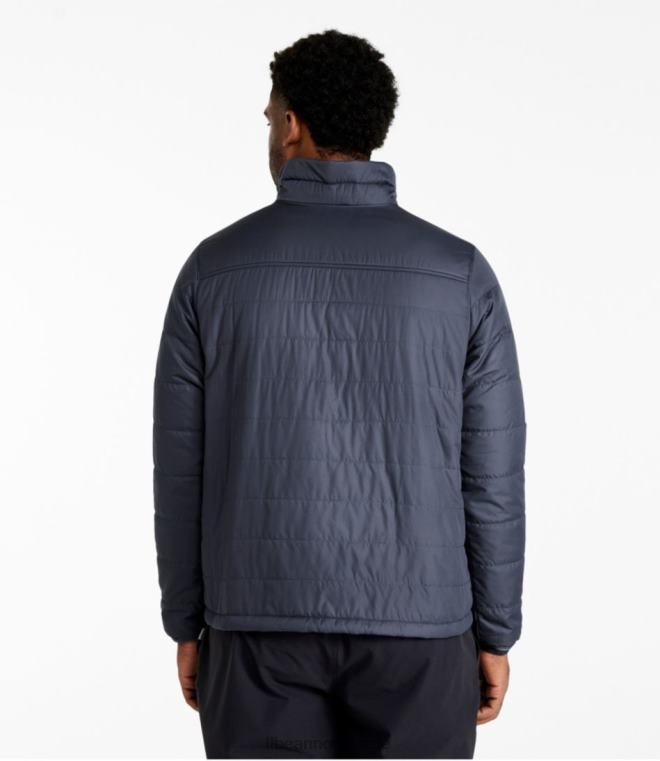 menn fjell klassisk puffer genser 24VDH605 L.L.Bean yttertøy svart