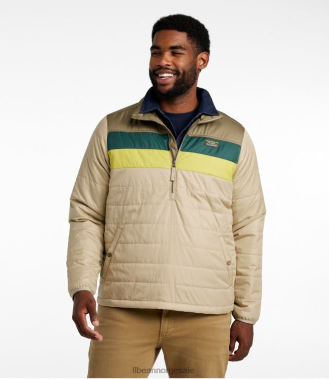 menn fjell klassisk puffer genser 24VDH647 L.L.Bean yttertøy skoggrå/karbon marine