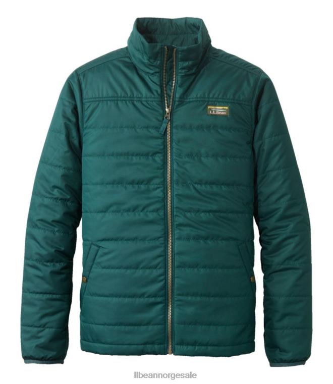 menn fjell klassisk pufferjakke 24VDH6045 L.L.Bean yttertøy mørk furu