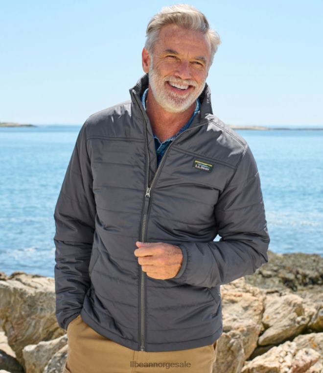 menn fjell klassisk pufferjakke 24VDH6045 L.L.Bean yttertøy mørk furu