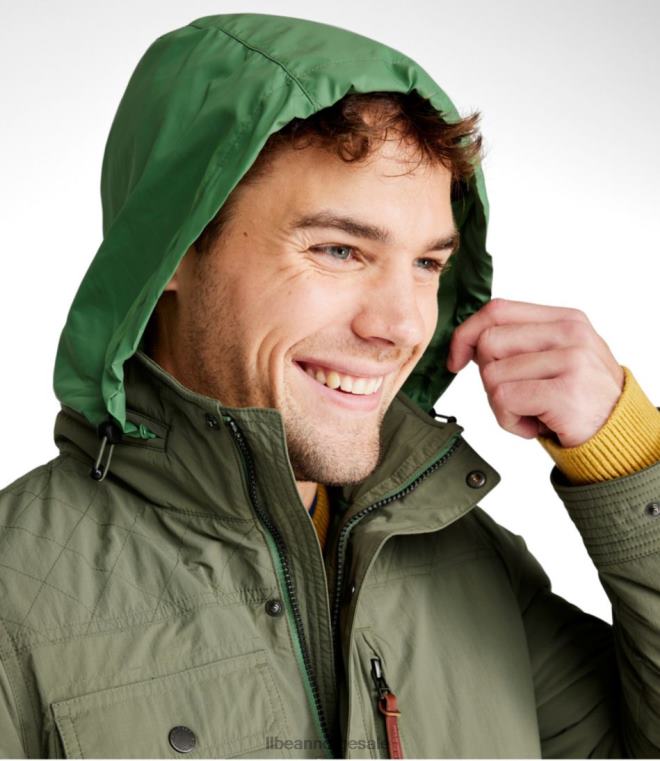 menn isolert reisejakke 24VDH3520 L.L.Bean yttertøy karbon marine