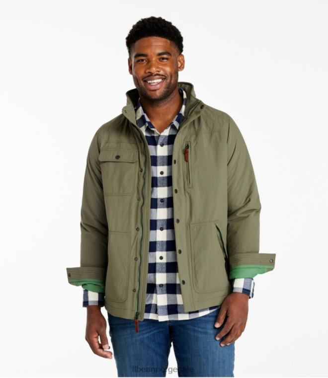 menn isolert reisejakke 24VDH3520 L.L.Bean yttertøy karbon marine
