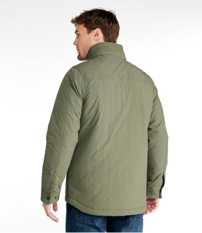 menn isolert reisejakke 24VDH5029 L.L.Bean yttertøy fossil brun