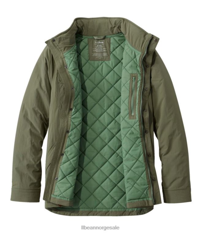 menn isolert reisejakke 24VDH5029 L.L.Bean yttertøy fossil brun
