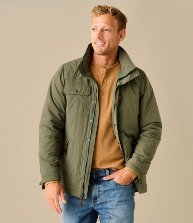 menn isolert reisejakke 24VDH5029 L.L.Bean yttertøy fossil brun
