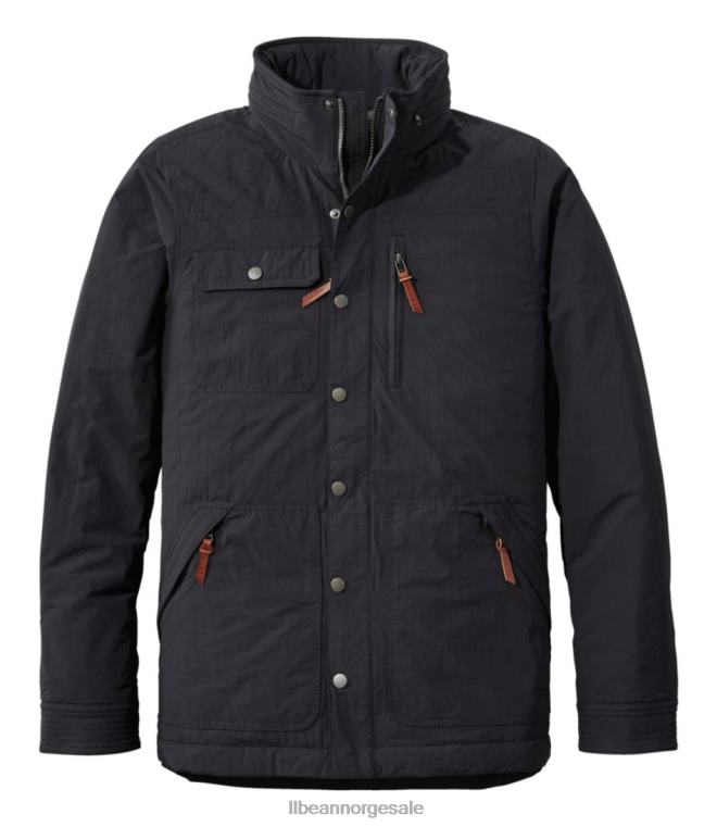 menn isolert reisejakke 24VDH6645 L.L.Bean yttertøy midnatt svart
