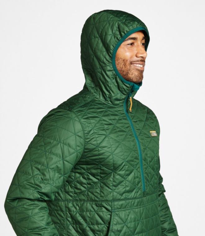 menn katahdin isolert genser 24VDH3423 L.L.Bean yttertøy svart