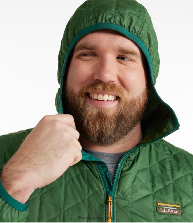 menn katahdin isolert genser 24VDH3423 L.L.Bean yttertøy svart