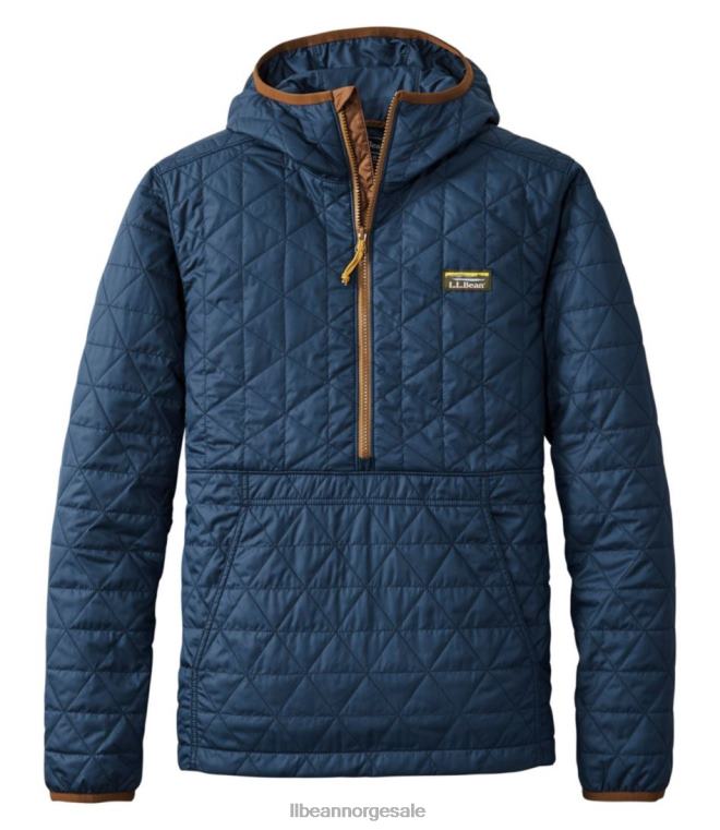 menn katahdin isolert genser 24VDH557 L.L.Bean yttertøy mariner blå
